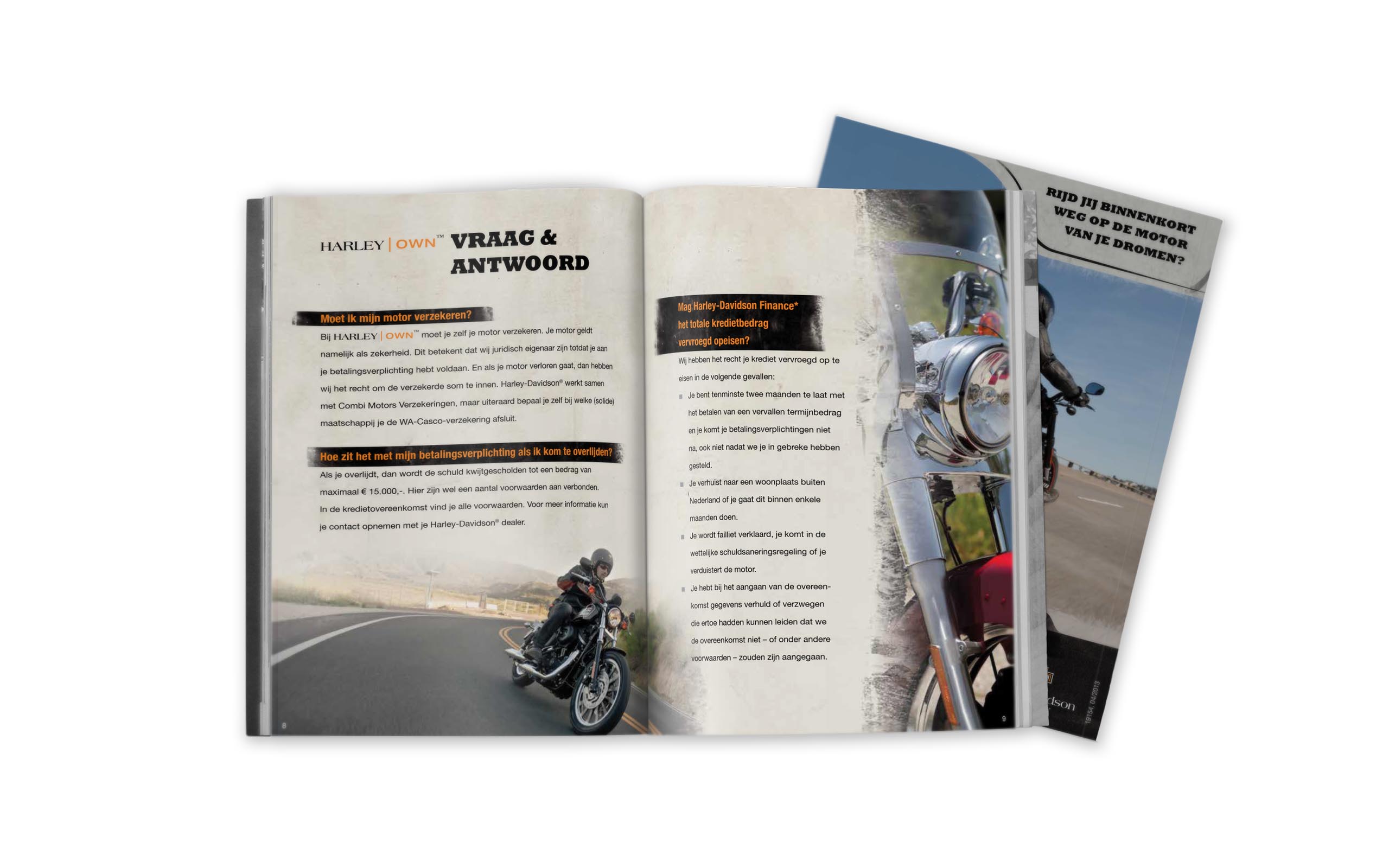 Poster, brochure en flyer – Harley-Davidson Finance