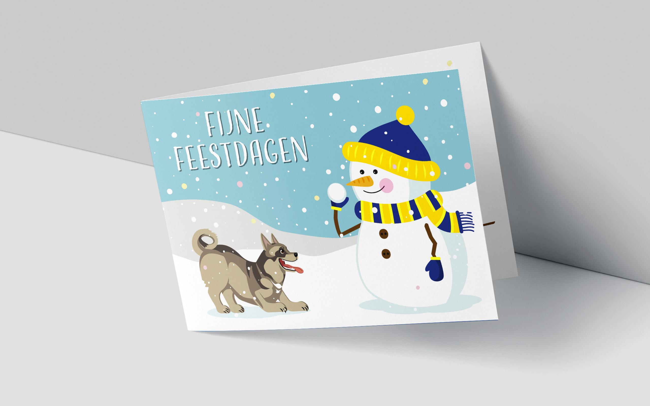 Vrienden van de Västgötaspets - Kaart voor de feestdagen Vrienden van de Västgötaspets - Kaart voor de feestdagen