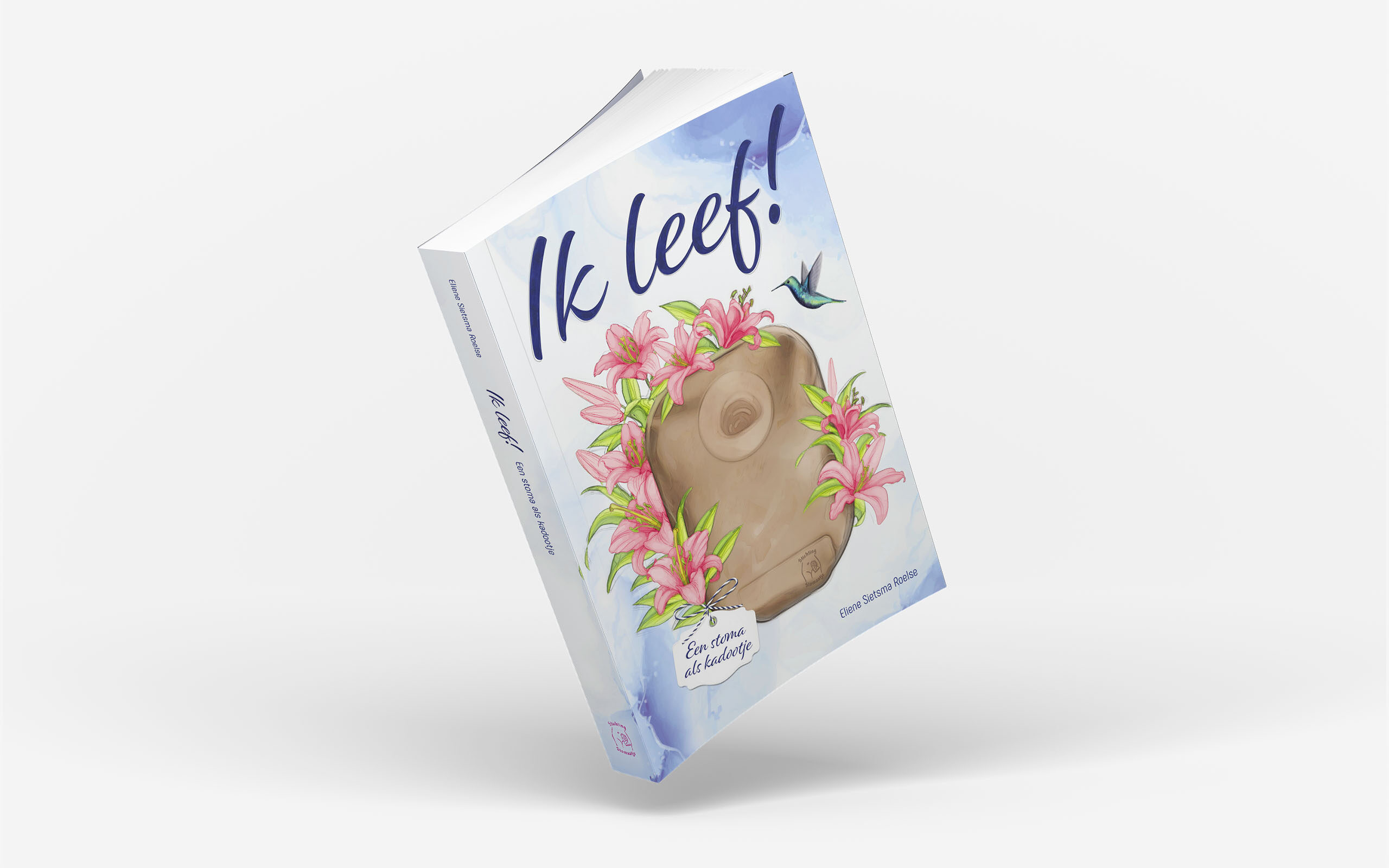 Ontwerp boekomslag – ‘Ik Leef’ van Eliene Sietsma Roelse